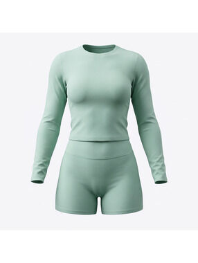 Woman Concept Brushed Long-Sleeved Yoga Suit